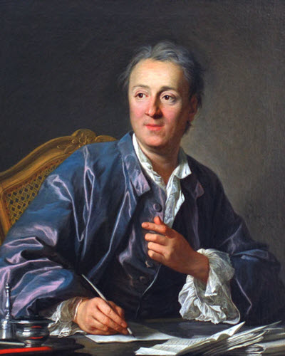 Diderot at Work On His Encyclopediat